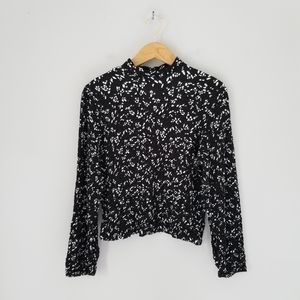 Zara Smocked Top